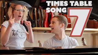 7 Times Table Song  Katy Perry Firework COVER  7 Times Table Trick [upl. by Noivad]