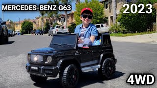 New Toy MercedesBenz G63 Ride on with Remote Control [upl. by Hsejar]