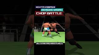 Kenta Kobashi amp Kensuke Sasakis CHOP BATTLE But In Video Games [upl. by Aneelahs]