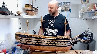 The Most Difficult Model Ship To Ever Build  172 HMS VICTORY 02 [upl. by Mukul]