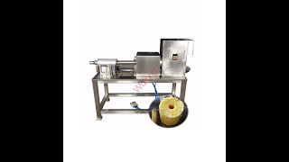 electric commercial pineapple peel and core removing machine pineapple corer peeler [upl. by Aihsena471]