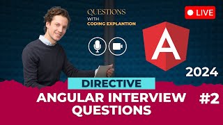 Angular Interview Questions and Answers 2024  Angular 17  Part 2 [upl. by Perni]