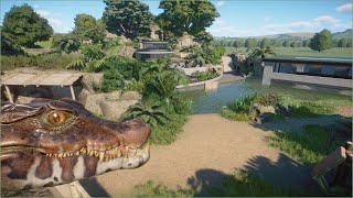 🐊Modern Cuviers dwarf caiman habitat  Quaco Zoo  Planet Zoo  speedbuild 🌻 [upl. by Eremehc]