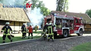 Brände auf dem KoemsGelände in Harpstedt [upl. by Aimik]