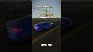 Chance of Survival with Different Vehicles car beamngdrive crash [upl. by Eugirne]