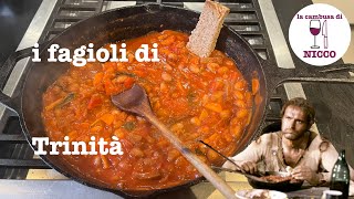 Cinema e Cibo gli ORIGINALI fagioli di Trinità  Bud Spencer e Terence Hill [upl. by Ennalorac972]