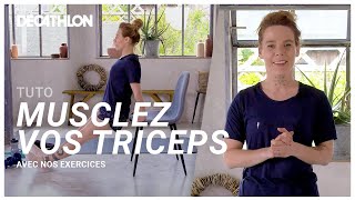 SÉANCE  Comment muscler ses triceps  💪 I Decathlon [upl. by Gnehs716]