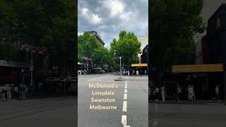 3 December 2024 McDonald’s ￼Lonsdale and Swanston Melbourne [upl. by Assirram]