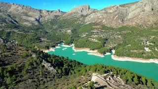 El Castell de Guadalest Guadalest Spain 4K DJI Mini 3 Pro Drone Footage [upl. by Ogaitnas]