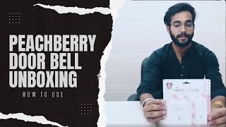 Peachberry Wireless Bell  How To Change Battery [upl. by Ackerley324]