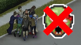 How To Save Yourself When Being Dragged Down In Project Zomboid [upl. by Alehs]