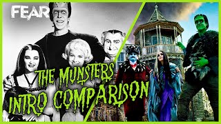 The Munsters 1964 vs The Munsters 2022 Intro Comparison  Fear The Home Of Horror [upl. by Atilrep]