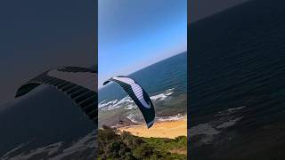 Beach and Moustache days 😝  FLARE MOUSTACHE  australia paragliding beach [upl. by Hanid]