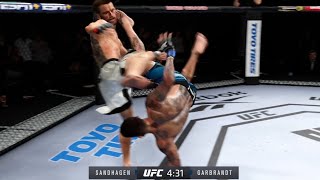 UFC 4 Cartwheel Kick KO [upl. by Jaal94]