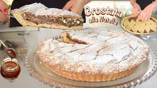 CROSTATA MORBIDA ALLA NUTELLA senza Burro FACILISSIMA [upl. by Cupo205]