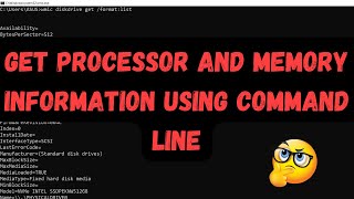 How to Get Processor and Memory information Using Command Line [upl. by Jacklin]