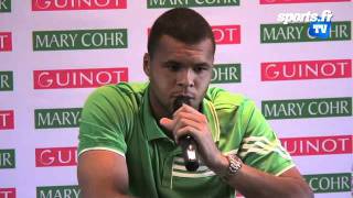 JoWilfried Tsonga « Objectif la deuxième semaine » [upl. by Suoiradal104]