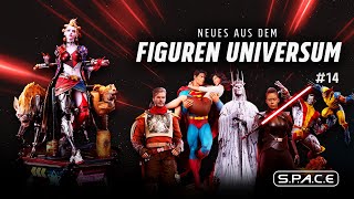 Harley Quinn Wolverine Conan WitchKing NEUES AUS DEM FIGUREN UNIVERSUM 14  spacefigurende [upl. by Artemed154]