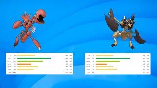 SCIZOR VS KLEAVOR BATTLE ABILITIES AND MOVES [upl. by Atiuqrahc]