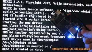 GSoC 2013 Demo of BeagleBone Black PMIC PowerOff on Minix [upl. by Ahsiel]