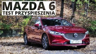 Mazda 6 Sport Kombi 22 SkyactiveD 184 KM AT  acceleration 0100 kmh [upl. by Niarb]