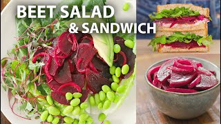 Healthy BEETROOT Salad Recipe  Easy Vegetarian and Vegan Recipes  Salad Recipes [upl. by Puri]