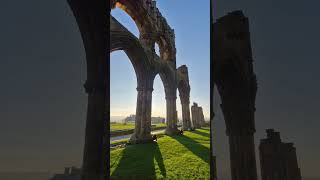 Halloween at whitby Abbey in the daytime 👻 [upl. by Latty396]