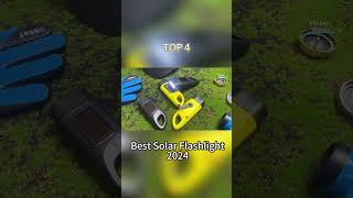 TOP 4 Best Solar Flashlight 2024 [upl. by Ardnaik513]