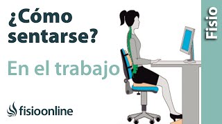 ¿Cómo sentarse bien en el trabajo [upl. by Jonme]