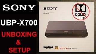 Sony UBPX700 4K Bluray Player Review Unboxing And Setup Overview  Apps Tested [upl. by Okomom]