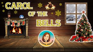 Carol of the Bells Karaoke letra en español [upl. by Ellebasi]