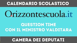 Calendario scolastico da riformare Il ministro Valditara risponde a due interrogazioni parlamentari [upl. by Nalyak]