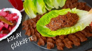 HİÇ BU KADAR KOLAY ÇİĞKÖFTE YEDİNİZMİ😋 KOLAY ÇİĞKÖFTE TARİFİ [upl. by Kind476]