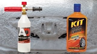 Snow Foam Lance Test  Kit wash and wax Part 1 [upl. by Wakerly]