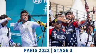 Korea v USA – recurve men team gold  Paris 2022 World Cup S3 [upl. by Kavita653]