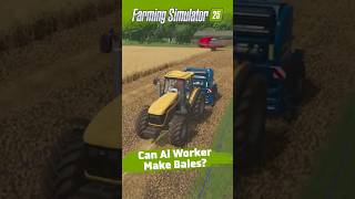 Can AI Worker Make bales in FS25 [upl. by Brice]