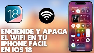 Cómo Agregar el Botón de Encendido y Apagado de Wifi en el Centro de Control en iOS 18 [upl. by Ciel]