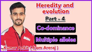 Codominance। Multiple alleles। Heredity and evolution acharyaplus [upl. by Blasius]