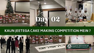 a day in my life  KAUN JEETEGA CAKE MAKING COMPETITION  day 2 vlog dailyvlog [upl. by Thornie]