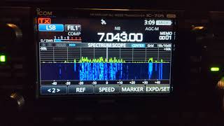 NEW HF HOA Stealth Antenna 40 Meter Contact On CompacTenna 2040 Micro [upl. by Edla923]