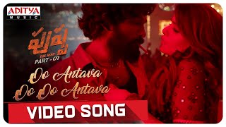 Oo AntavaOo Oo Antava Video Song  Pushpa  Allu Arjun Rashmika  DSP  Samantha  Telugu Songs [upl. by Yeblehs898]