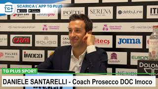 Prosecco DocIl Bisonte 30 lanalisi postpartita di coach Daniele Santarelli TG Plus SPORT Treviso [upl. by Aiclef]