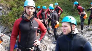 Trainingslager 20152016 Canyoning [upl. by Sanfourd]