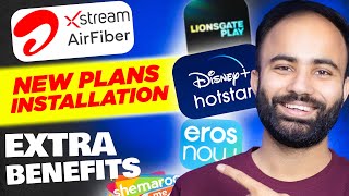 Airtel AirFiber New Plans with GST and Installation 2024 Hindi [upl. by Ailuj]