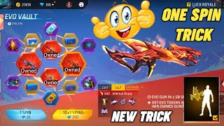 NEW EVO VAULT 1 SPIN TRICK  FREE FIRE NEW EVENT TODAY  EVO GUN SPIN TODAY [upl. by Weinreb]