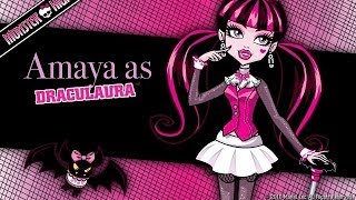 Monster High Draculaura Makeup Tutorial [upl. by Elawalo]