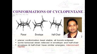 Conformations of Cyclopentane [upl. by Oetomit]