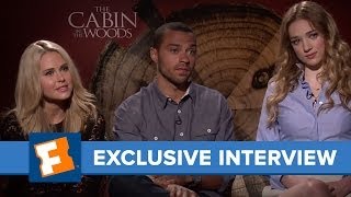 The Cabin In The Woods  Anna Hutchison and Kristen Connolly Interview  SXSW  FandangoMovies [upl. by Marwin]