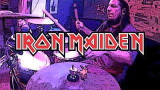 Iron Maiden  Halloweb Be Thy Name Cover Drum Cam [upl. by Jeritah]