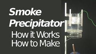 Electrostatic PrecipitatorSmoke Precipitator  How it WorksHow to Make [upl. by Larrie]